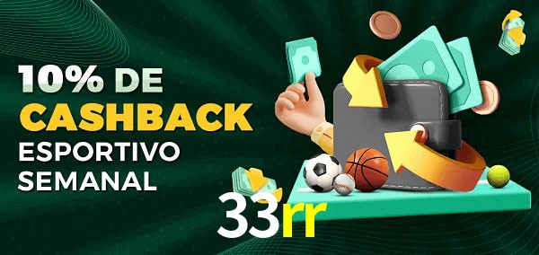 10% de bônus de cashback na 33rr